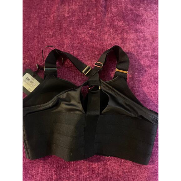 HONEY BIRDETTE Blair Bra Black NWT Size 32DD 32E Padded Bralette Bustier Corset - Picture 8 of 8
